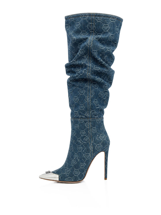 PHILIPP PLEIN PHILIPP PLEIN Stivali 28057 Azzurro chiaro