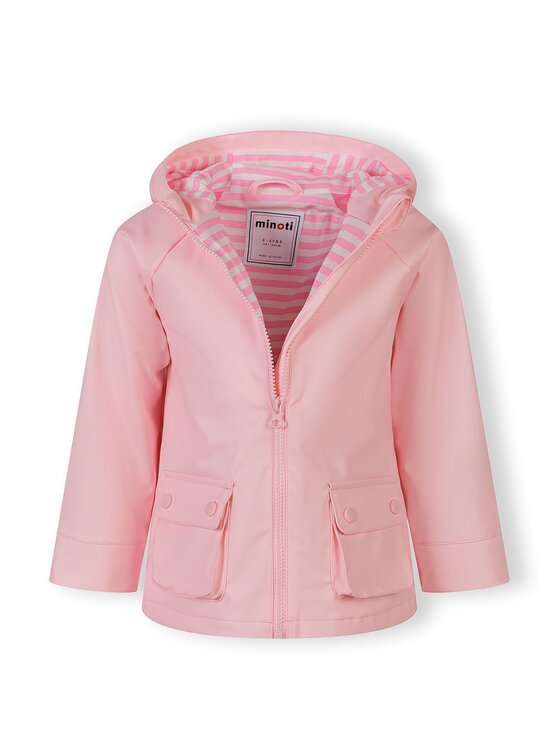 minoti minoti Kurtka przeciwdeszczowa 30COAT106 Różowy Regular Fit