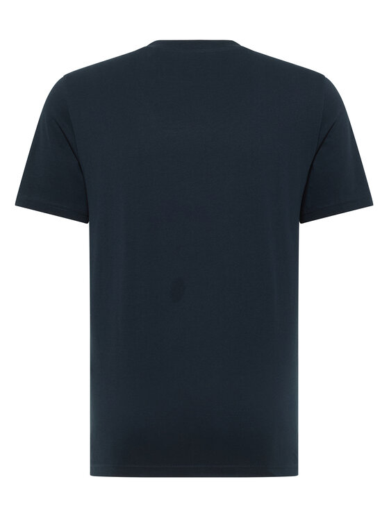 Mustang Mustang T-Shirt Austin 1016853 Granatowy Regular Fit