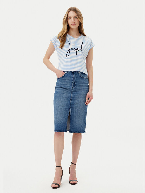 JOOP! JOOP! Tricou 58 252JE58Teri 30046240 Albastru celest Regular Fit