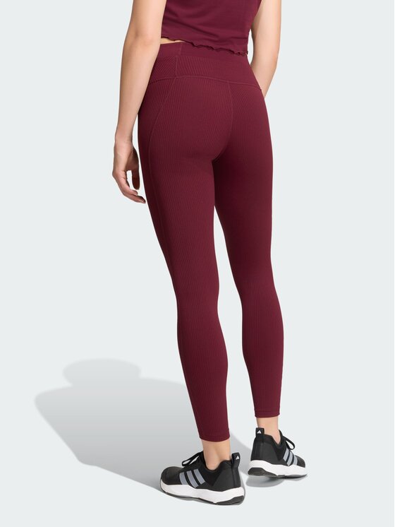adidas adidas Legginsy 164625 Czerwony Fitted Fit