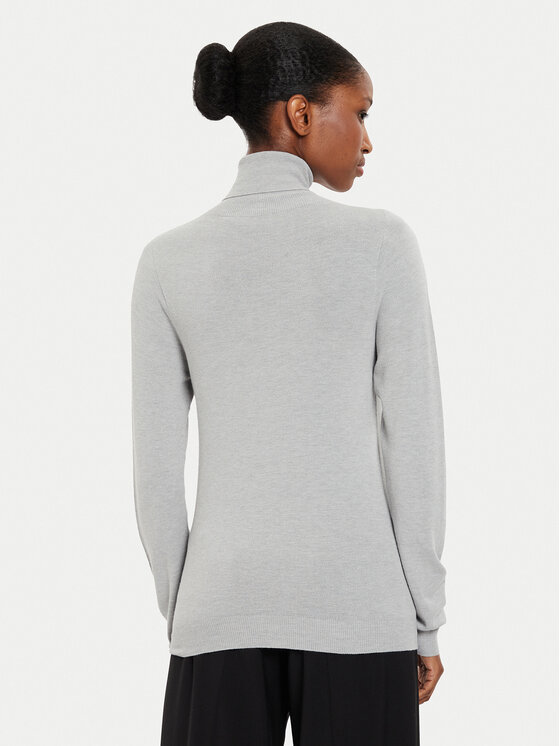 Kontatto Kontatto Rollkragenpullover 3M0124 Grau Regular Fit