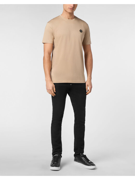 PHILIPP PLEIN PHILIPP PLEIN Tričko 23501 Béžová Regular Fit