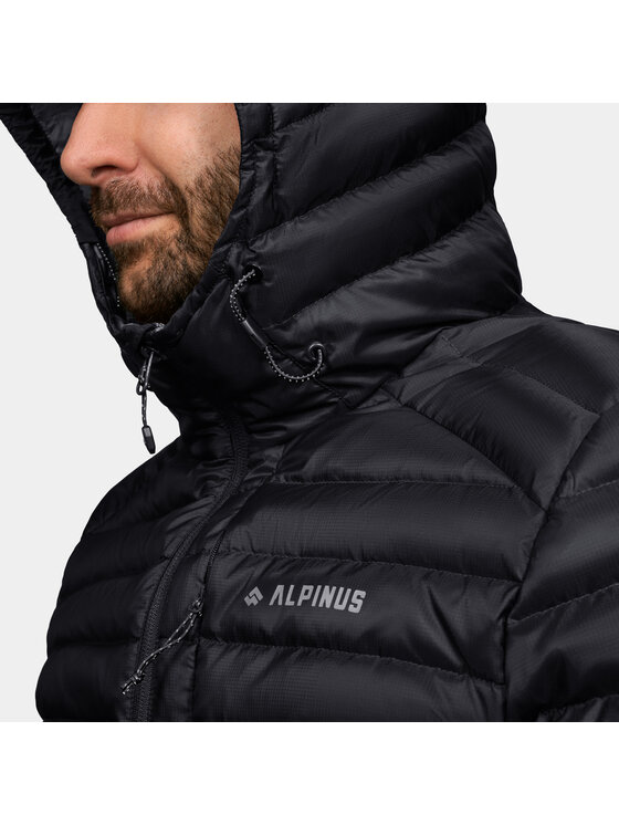 Alpinus Alpinus Kurtka puchowa Kiruna Czarny Regular Fit