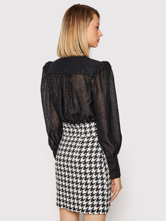 Silvian Heach Silvian Heach Коктейлна рокля Ottora PGA21529VE Черен Slim Fit