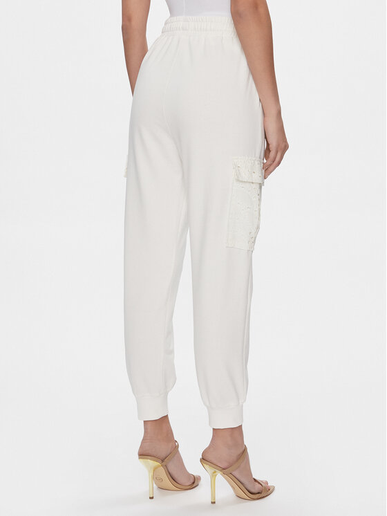 Fracomina Fracomina Jogger FR24SVC004F432R1 Écru Regular Fit