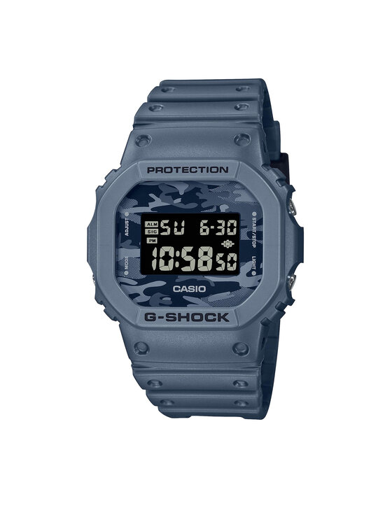 G-Shock G-Shock Zegarek DW-5600CA-2ER Niebieski