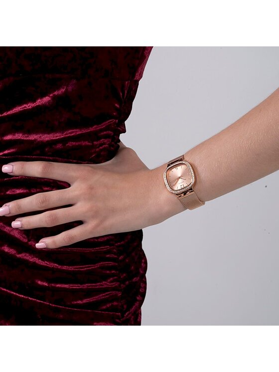 Guess Guess Zegarek GW0354L3 Różowe złoto
