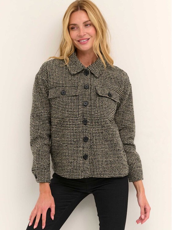 Kaffe Prehodna jakna Lisette 10506875 Bež Relaxed Fit