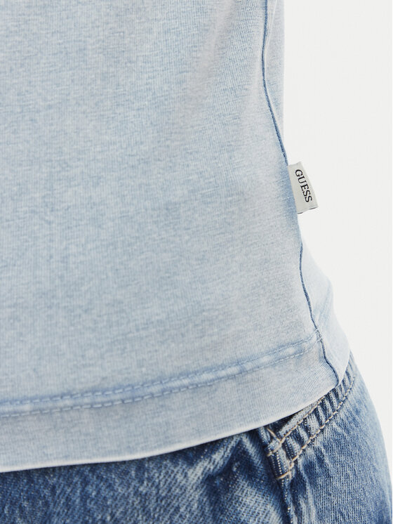 Guess Jeans Guess Jeans Póló W6GIA6 KCTL1 Kék Slim Fit