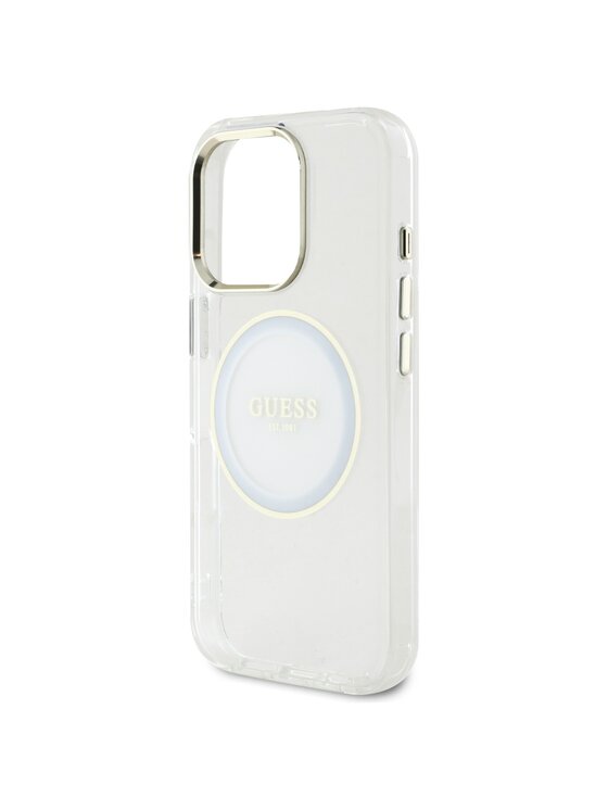 Guess Guess Etui na telefon iPhone 16 Pro Biały