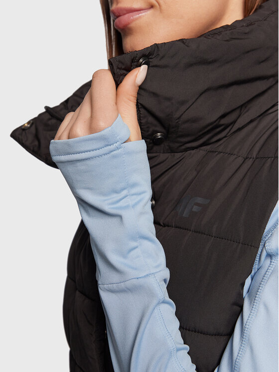 4F 4F Športová vesta H4Z22-KUDP013 Čierna Regular Fit