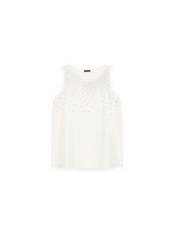 Fiorella Rubino Fiorella Rubino Top G0E5L009338N011 Biały Regular Fit