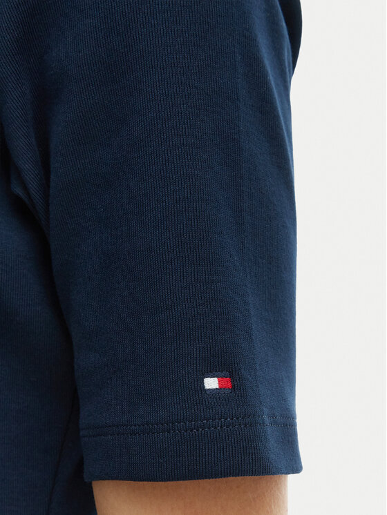 Tommy Hilfiger Tommy Hilfiger Rochie de zi WW0WW48776 Albastru Regular Fit