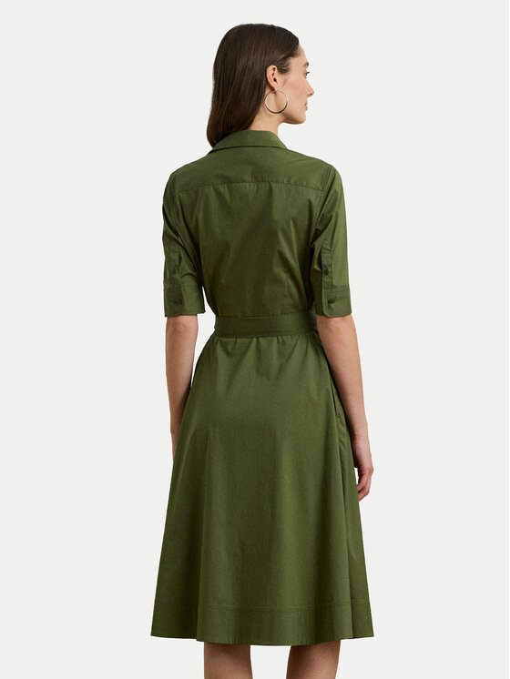LAUREN RALPH LAUREN LAUREN RALPH LAUREN Sukienka koszulowa 200748950014 Zielony Regular Fit