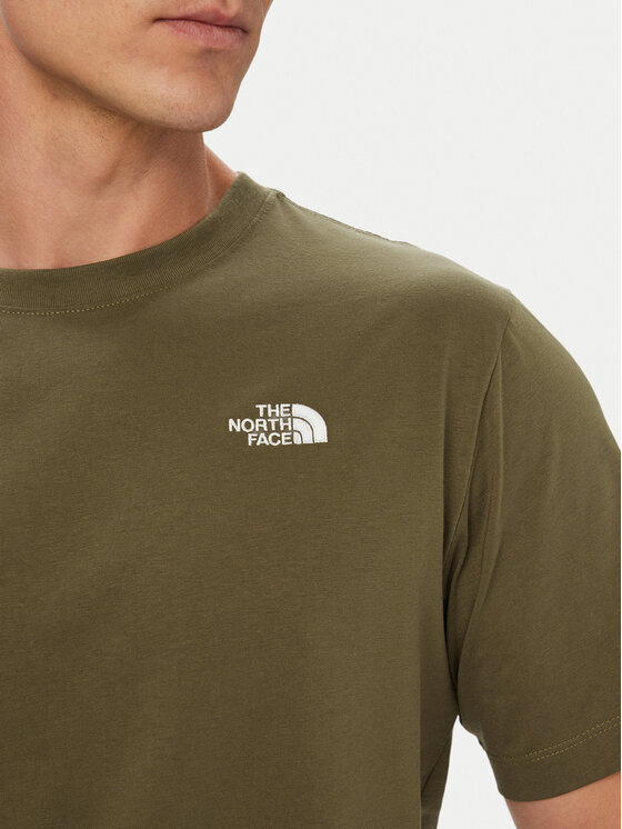 The North Face The North Face Tricou Evolution Simple Dome NF0A8CZ2 Kaki Regular Fit