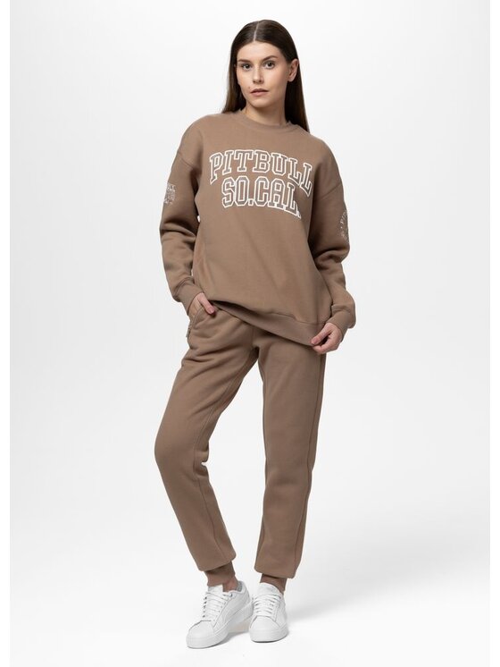 PITBULL PITBULL Bluza FIORA Brązowy Regular Fit