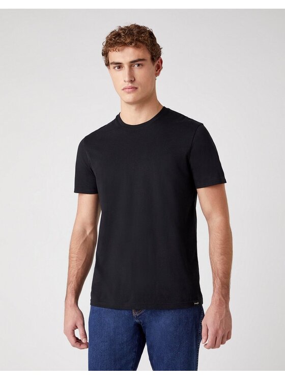 Wrangler Wrangler T-Shirt SS 2 PACK TEE Biały Regular Fit