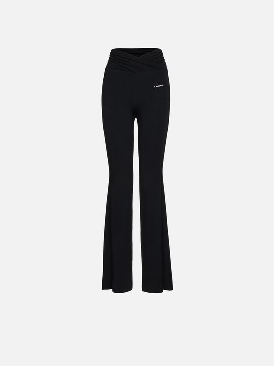 La Mania La Mania Legginsy PALMER Czarny Basic Fit