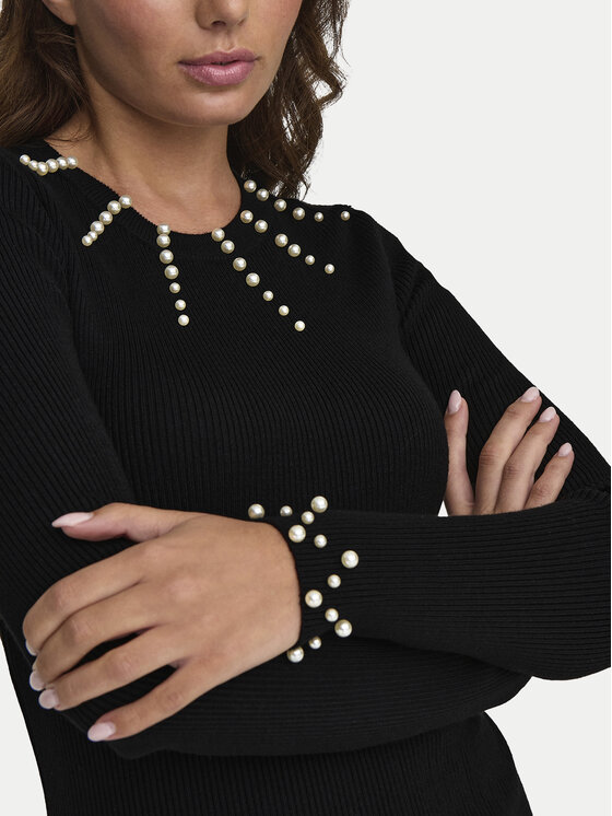 ONLY ONLY Kootud kleit Ida 15334548 Must Slim Fit