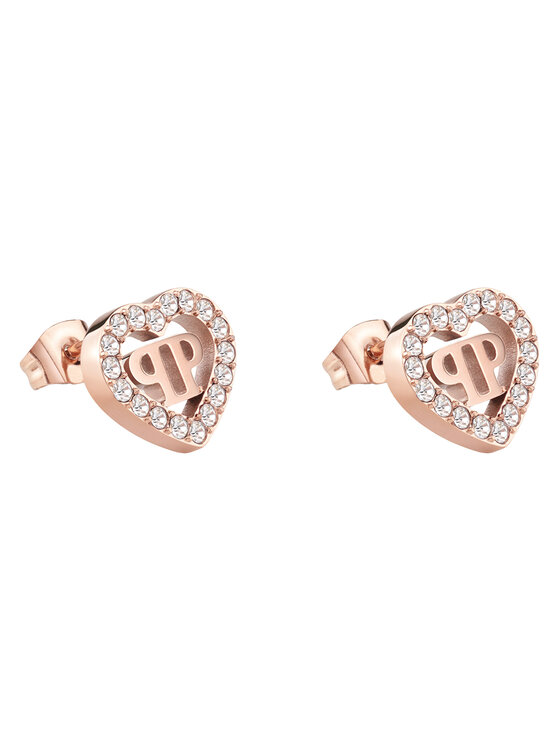 PHILIPP PLEIN PHILIPP PLEIN Uhani Plein Rocked Heart PJZEA10EU Roza