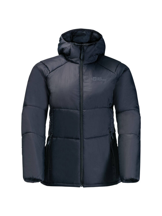 Jack Wolfskin Jack Wolfskin Kurtka przejściowa Bergland INS Hoody W Granatowy Regular Fit