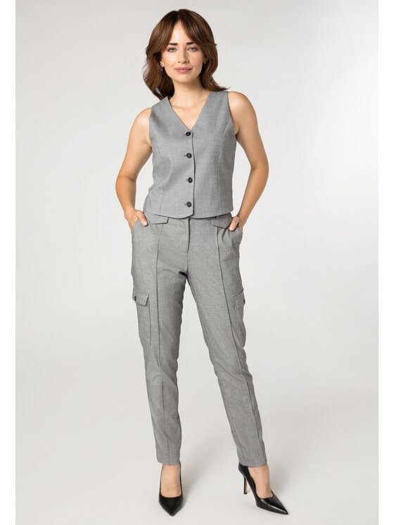 QUIOSQUE QUIOSQUE Vesta k obleku ML 0923V1 Sivá Regular Fit
