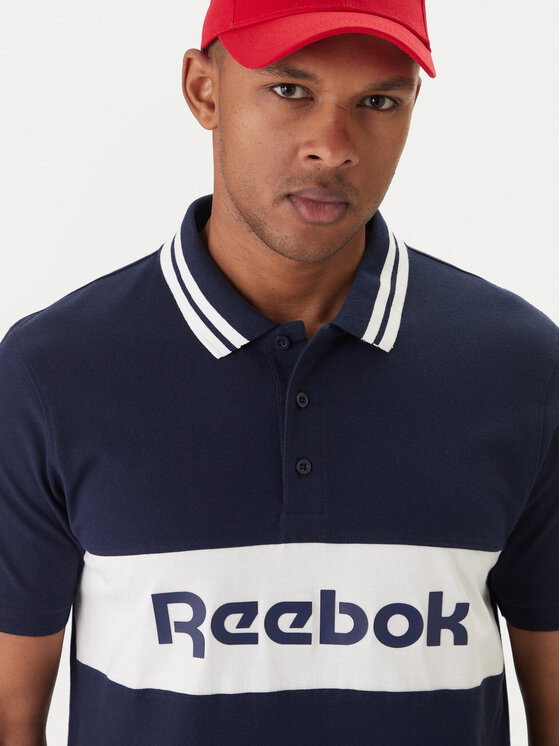 Reebok Reebok Tricou polo Arter RK25548CCM Bleumarin Regular Fit