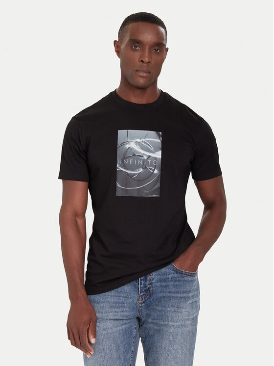 Armani Exchange Armani Exchange T-shirt XM001470 AF10362 UC001 Crna Regular Fit