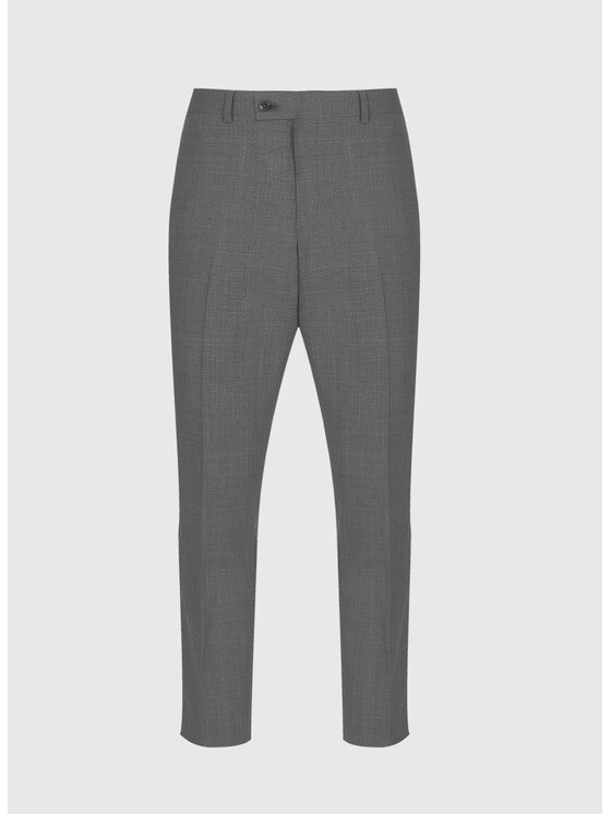 Pako Lorente Pako Lorente Spodnie garniturowe P26SP-6G-025 Szary Slim Fit