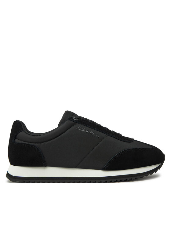 Calvin Klein Sneakersy Low Top Lace Up Mix HM0HM01667 Čierna