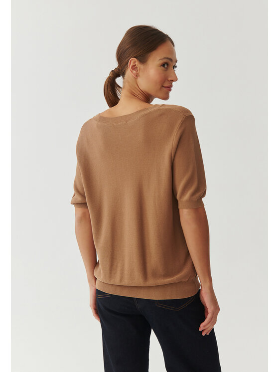 TATUUM TATUUM Sweter FOKIA Beżowy Oversize