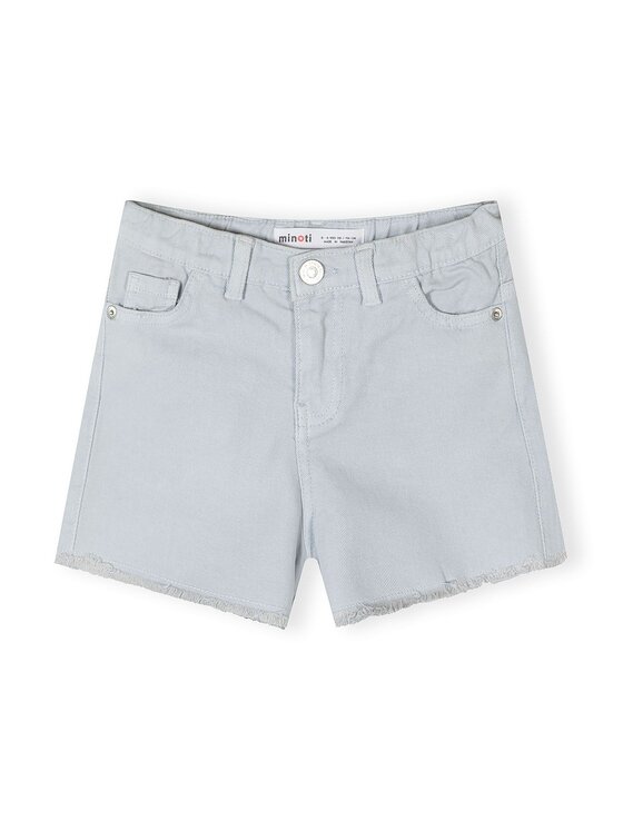 minoti minoti Szorty materiałowe 30SHORT167 Biały Regular Fit