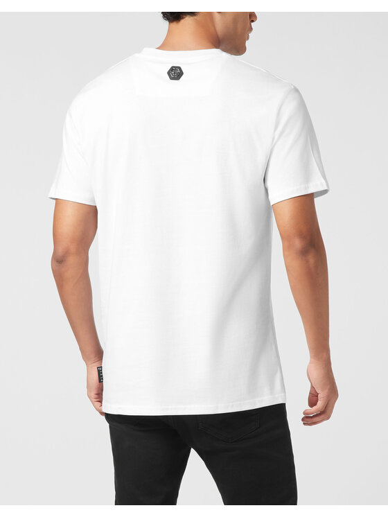 PHILIPP PLEIN PHILIPP PLEIN T-Shirt 26263 Biały Regular Fit
