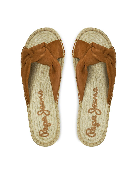 Pepe Jeans Pepe Jeans Espadrilles Siva Knot PLS90664 Braun