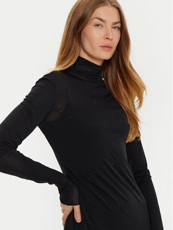 MAX&Co. MAX&Co. Kokteilinė suknelė 2426626015200 Juoda Regular Fit