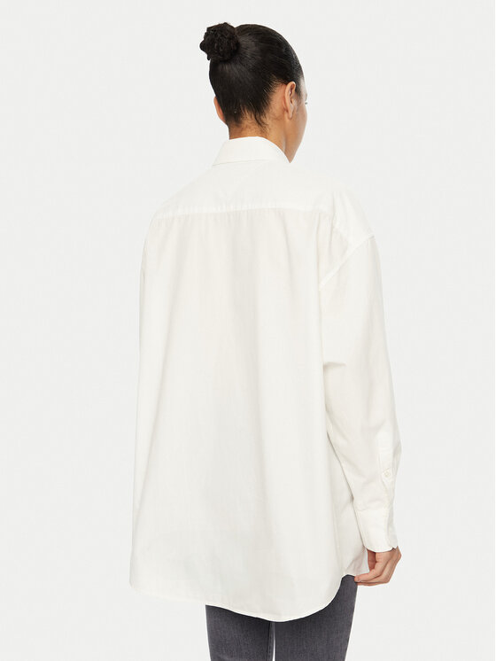 Tommy Jeans Tommy Jeans Cămașă DW0DW19357 Alb Oversize