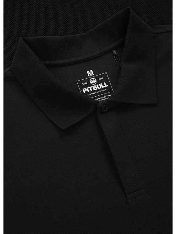 PITBULL PITBULL T-Shirt Pique Rockey Czarny Regular Fit