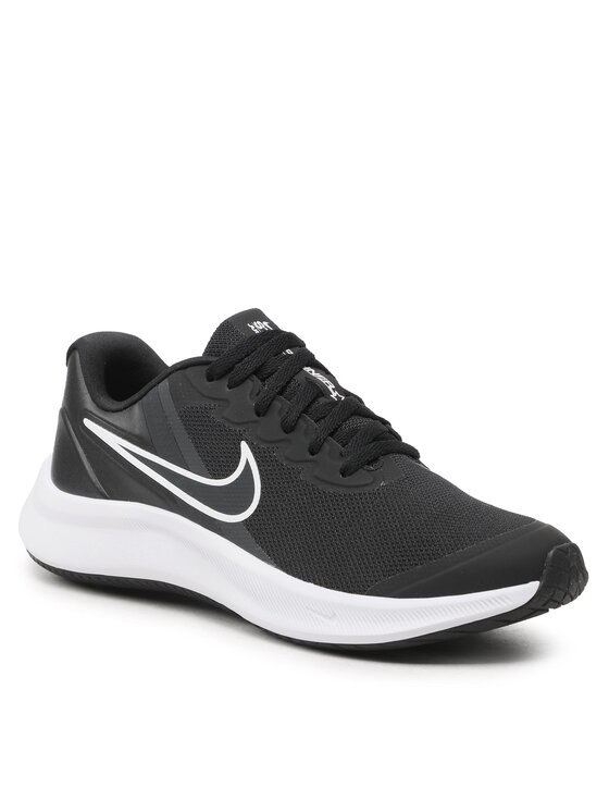 Nike Nike Взуття для бігу Star Runner 3 (GS) DA2776 003 Чорний