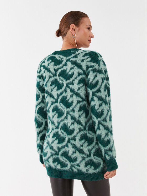 PINKO Pinko Strickjacke Iguana 101712 A14L Grün Regular Fit