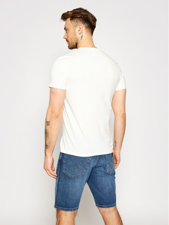 Wrangler Wrangler T-shirt Summer W7ATD3737 112131362 Bianco Regular Fit