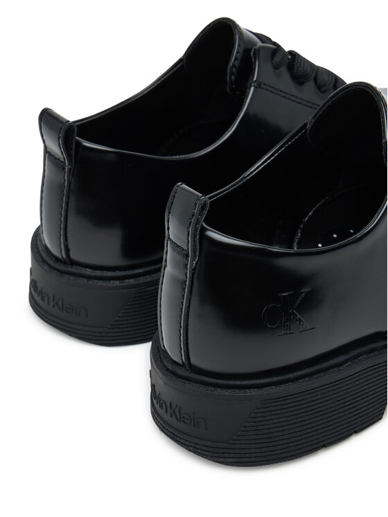 Calvin Klein Calvin Klein Oxfordy Low Cut Lace-Up Shoe V3X4-83182-1453 S Czarny