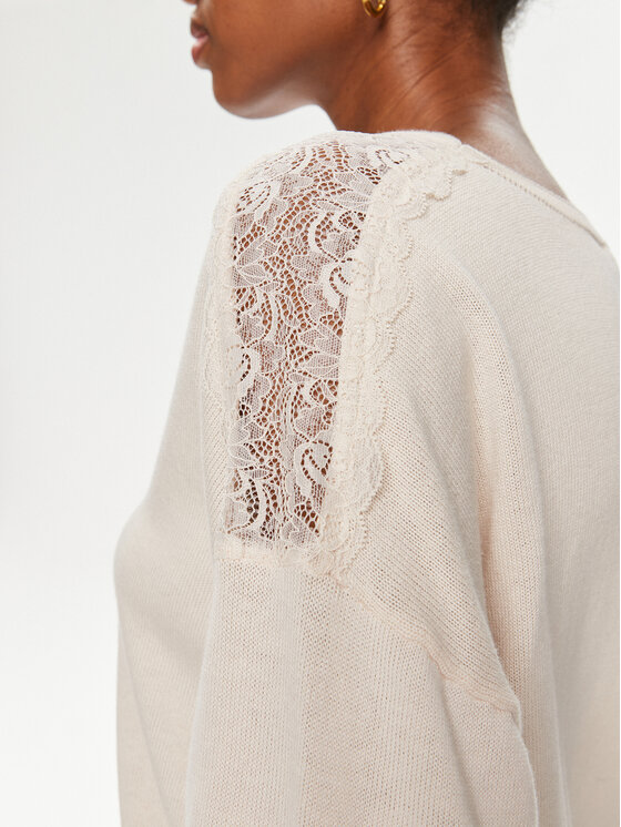 Morgan Morgan Pullover 241-MOLLI Écru Regular Fit