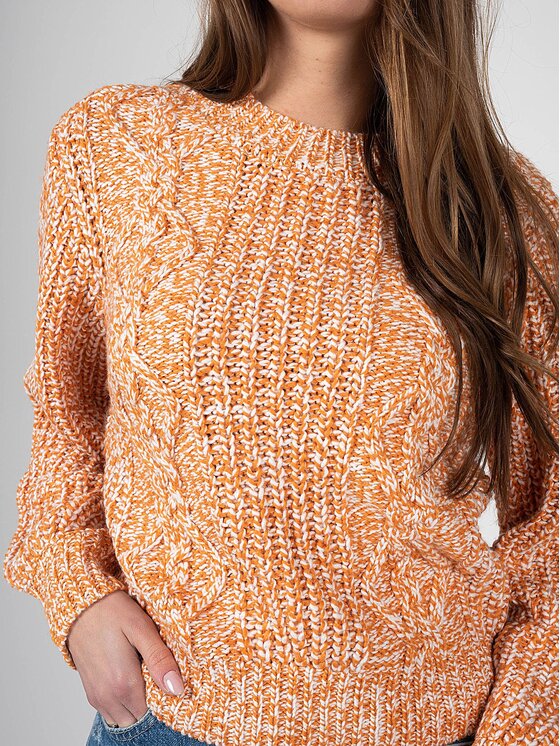 Silvian Heach Silvian Heach Sweter PGA22002MA Pomarańczowy Regular Fit