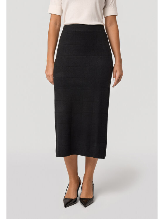 QUIOSQUE QUIOSQUE Sukně Quiosque 7VS005299 Černá Regular Fit