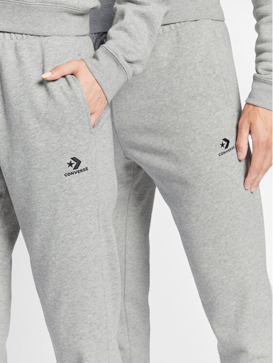 Converse Converse Spodnie dresowe Unisex Core 10023873-A02 Szary Regular Fit