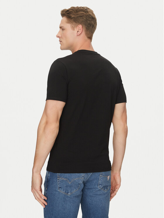 Guess Guess Majica F5GI00 J1314 Črna Slim Fit