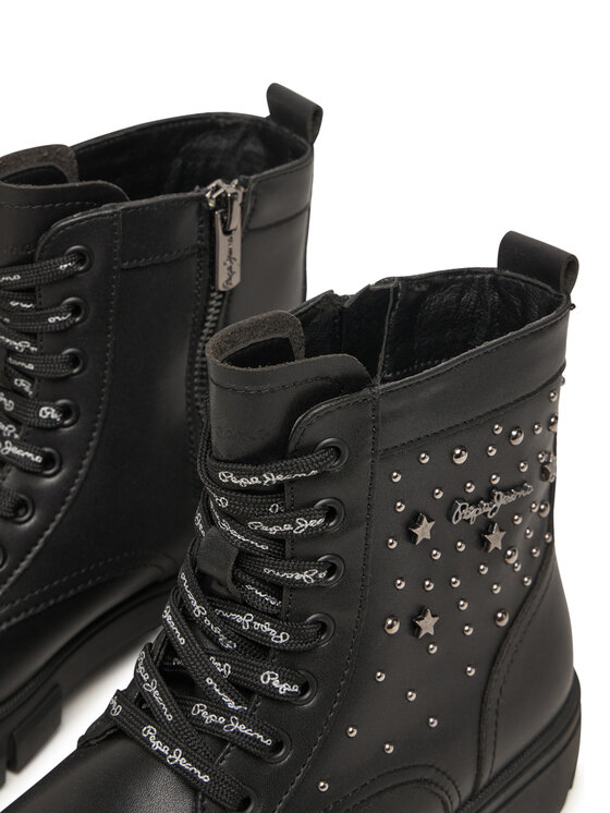 Pepe Jeans Pepe Jeans Schnürstiefeletten Lilli Life G PGS500008 Schwarz