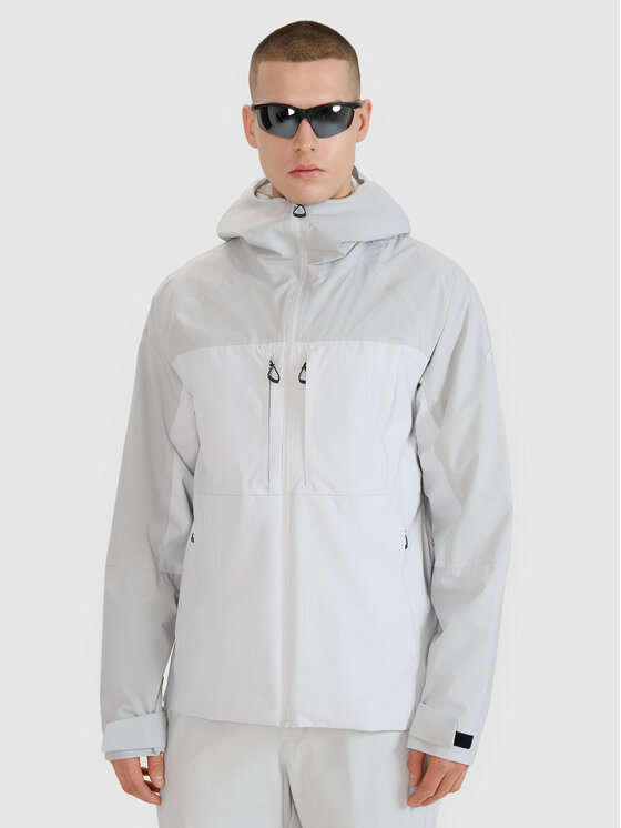 4F 4F Kurtka outdoor 4FWSS25TTJAM711-27S Szary Regular Fit