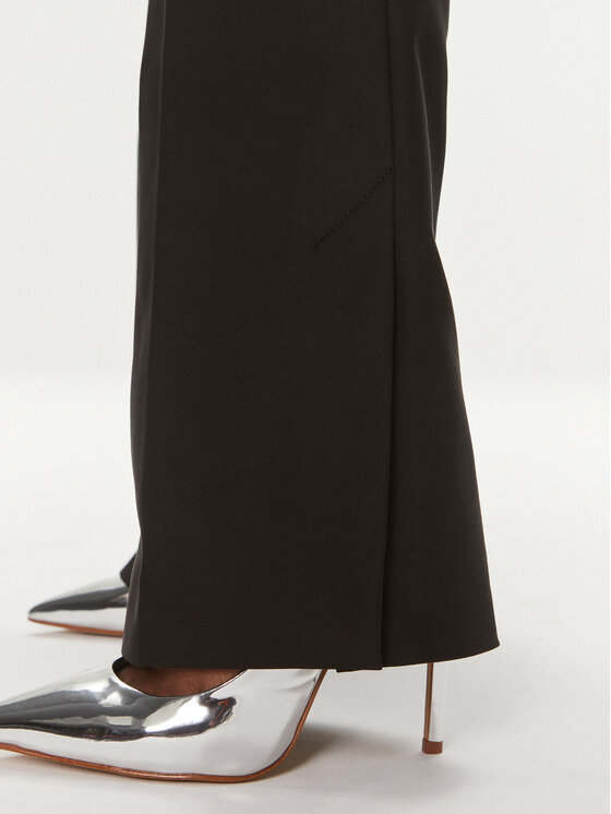 HUGO Hugo Pantaloni din material Haralie 50510436 Negru Straight Fit
